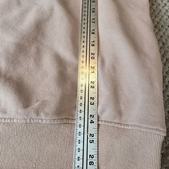 LIT Activewear Whisper Oversized Funnt Mauve Pink Size Small Pullover Pockets - Picture 4 of 8